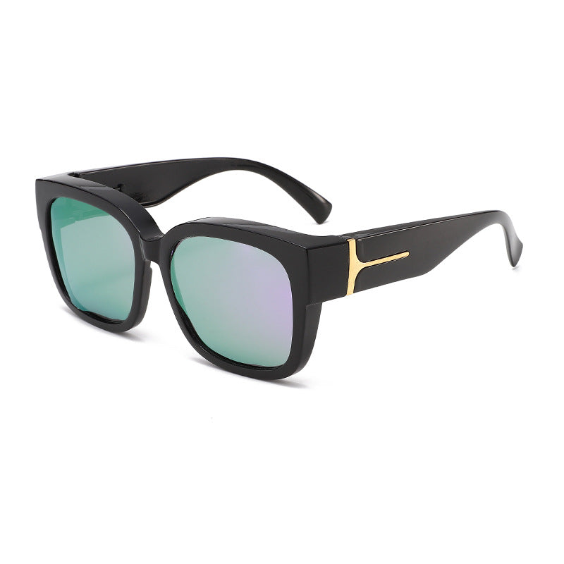 Polarized Square Frame Sunglasses