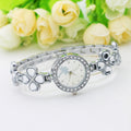 Four Leaf Clover Diamond Women Bracelet Watch