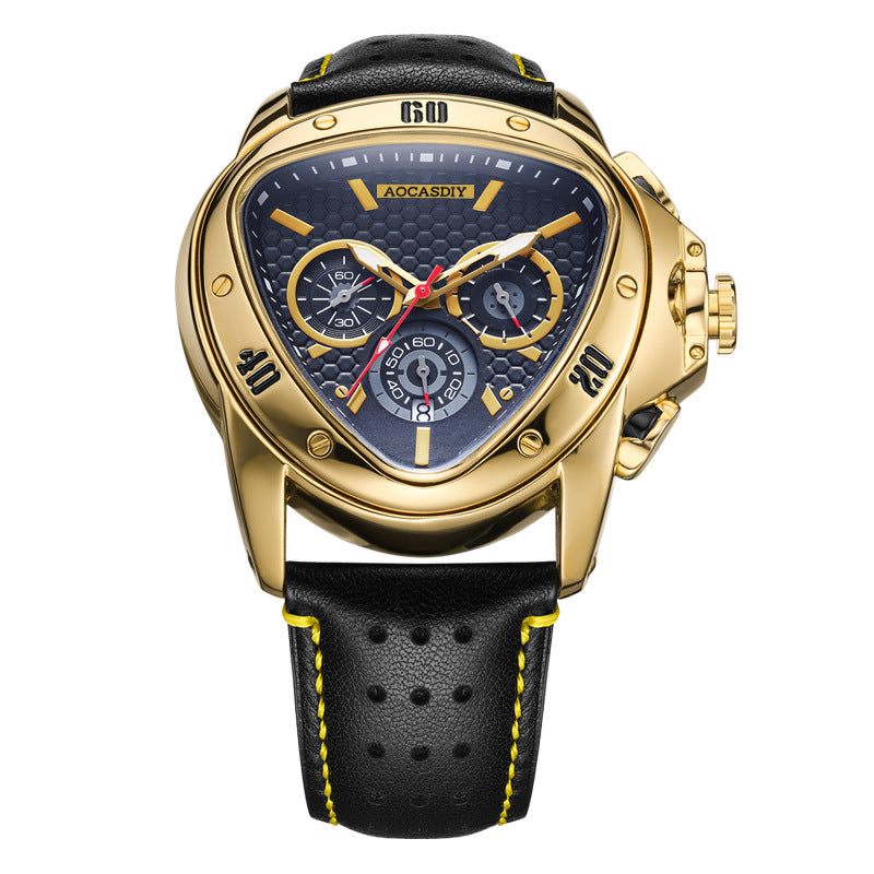 Triangular Dial Men Quartz Watch
