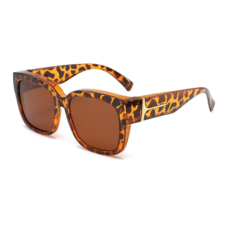 Polarized Square Frame Sunglasses