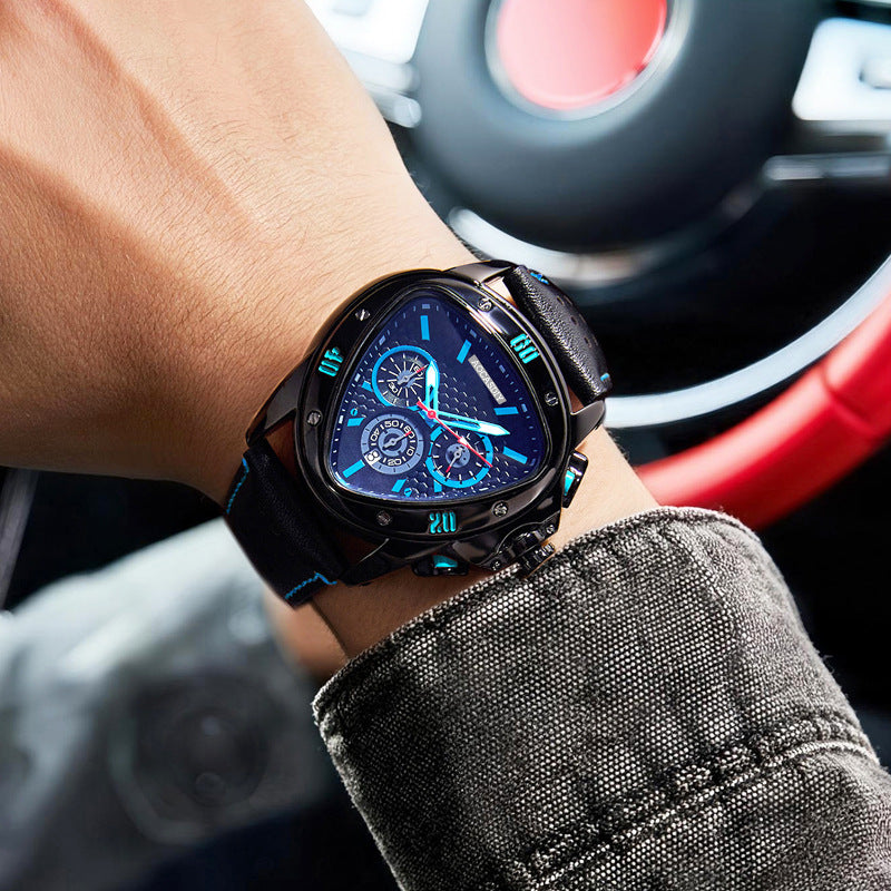 Triangular Dial Men Quartz Watch