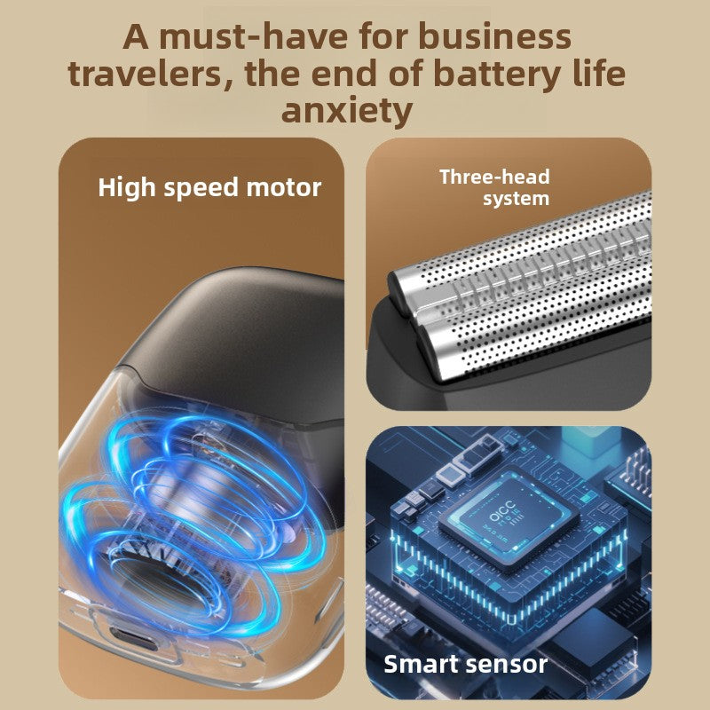 Reciprocating Electric Shaver with USB Charging