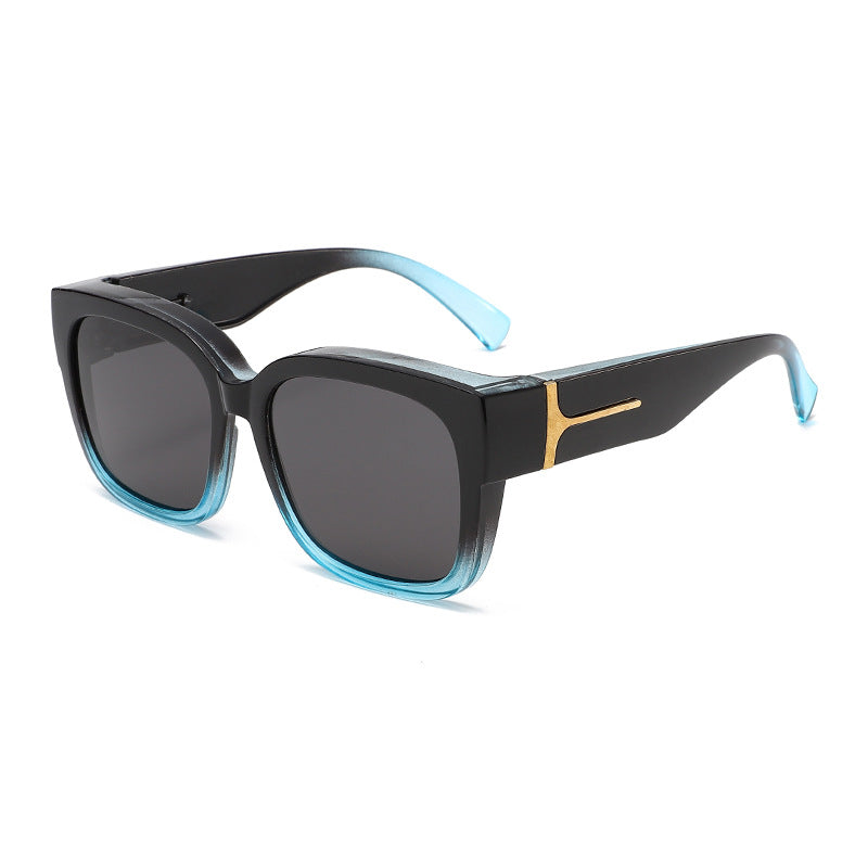 Polarized Square Frame Sunglasses