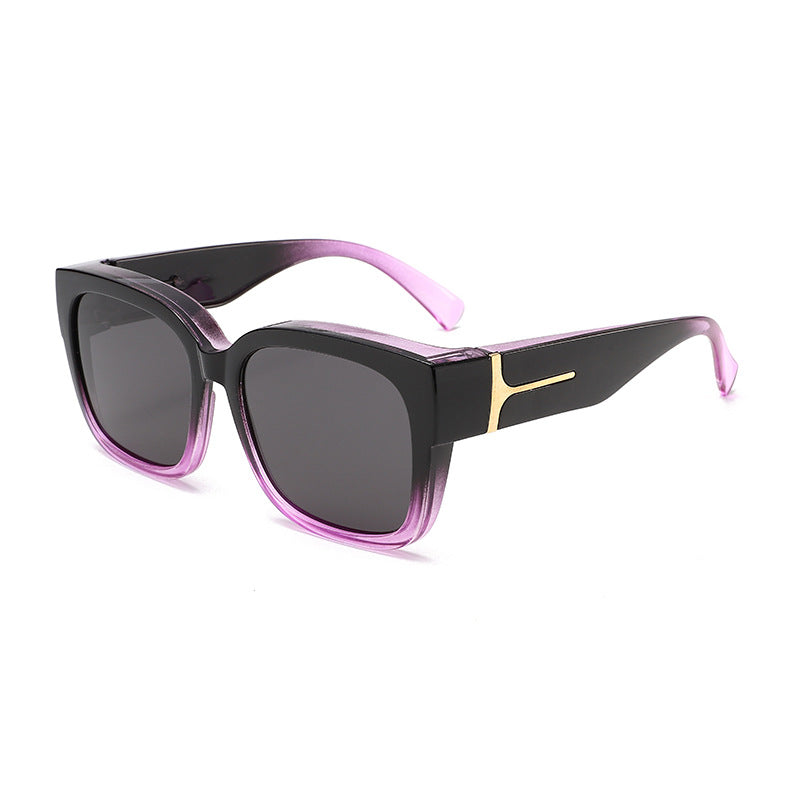 Polarized Square Frame Sunglasses