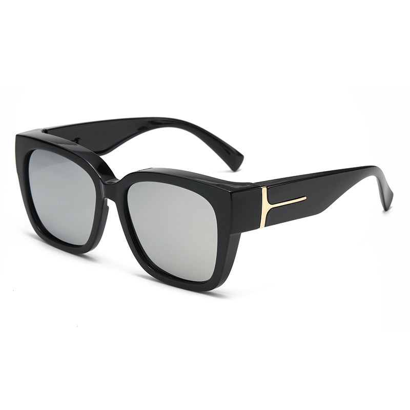 Polarized Square Frame Sunglasses