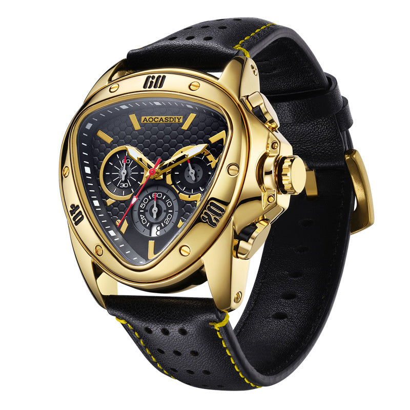 Triangular Dial Men Quartz Watch