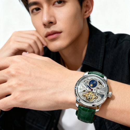 Automatic mechanical watch for men