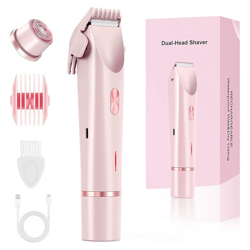 Waterproof Rechargeable Dual Head Electric Shaver