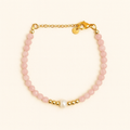 Dainty Pearl and Turquoise Adjustable Bracelet