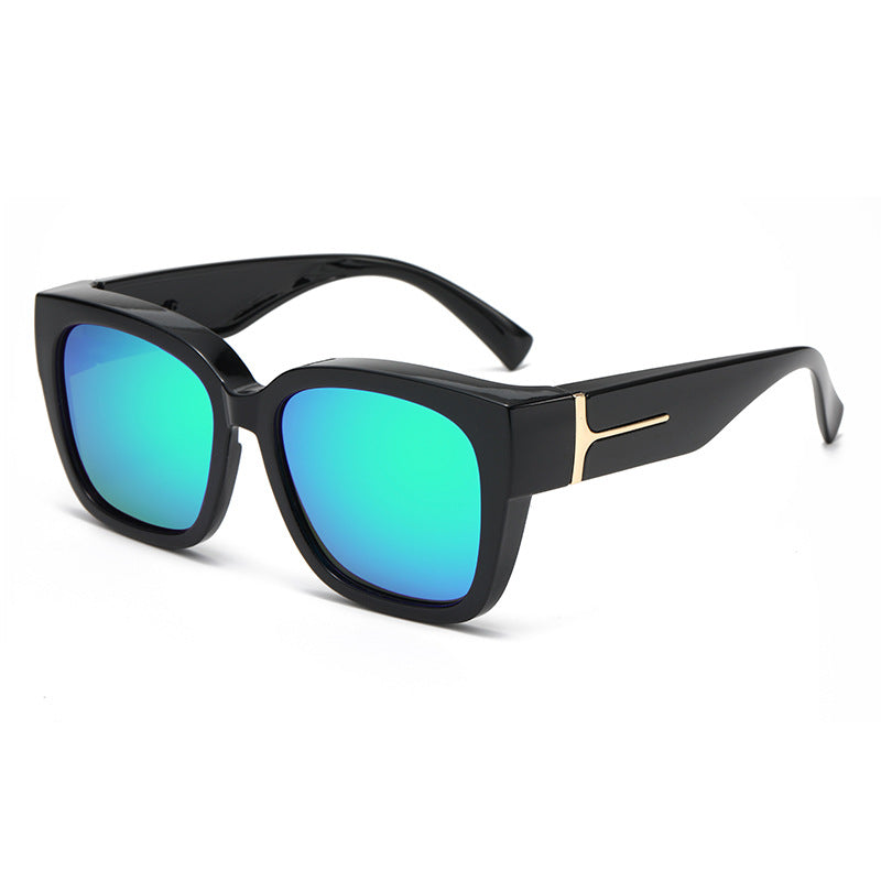 Polarized Square Frame Sunglasses