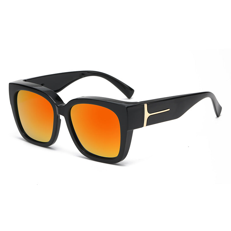 Polarized Square Frame Sunglasses