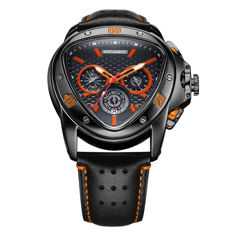 Triangular Dial Men Quartz Watch