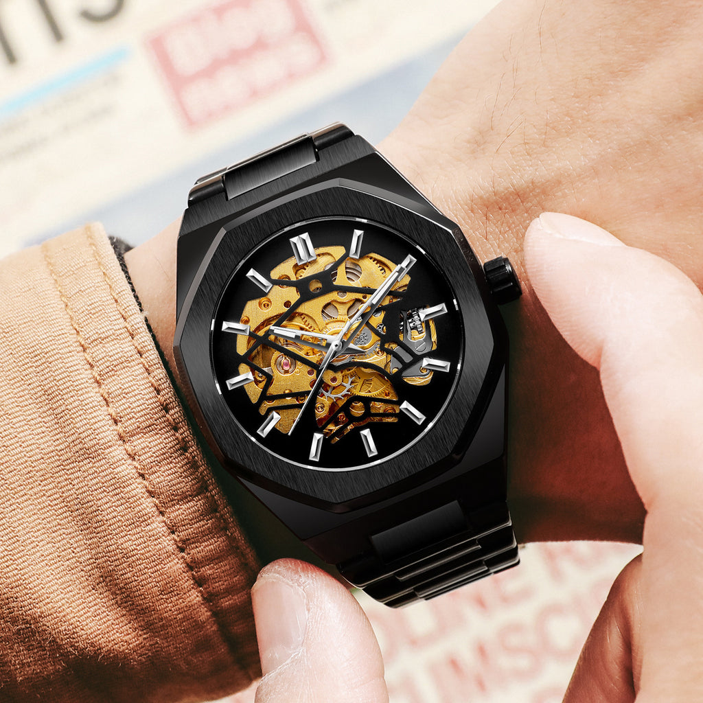 Automatic Skeleton Mechanical Watch for Men