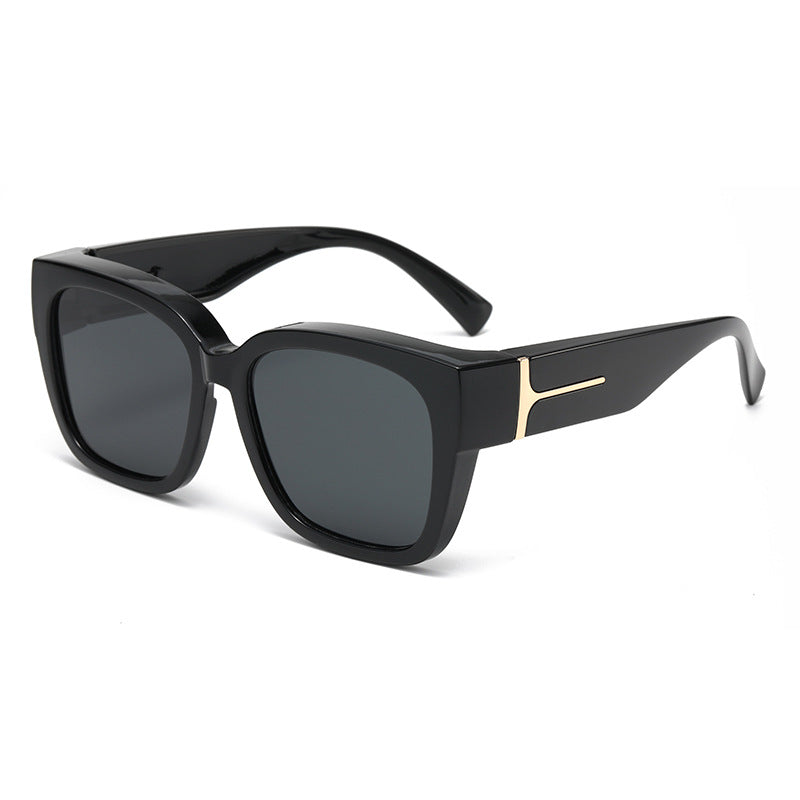 Polarized Square Frame Sunglasses