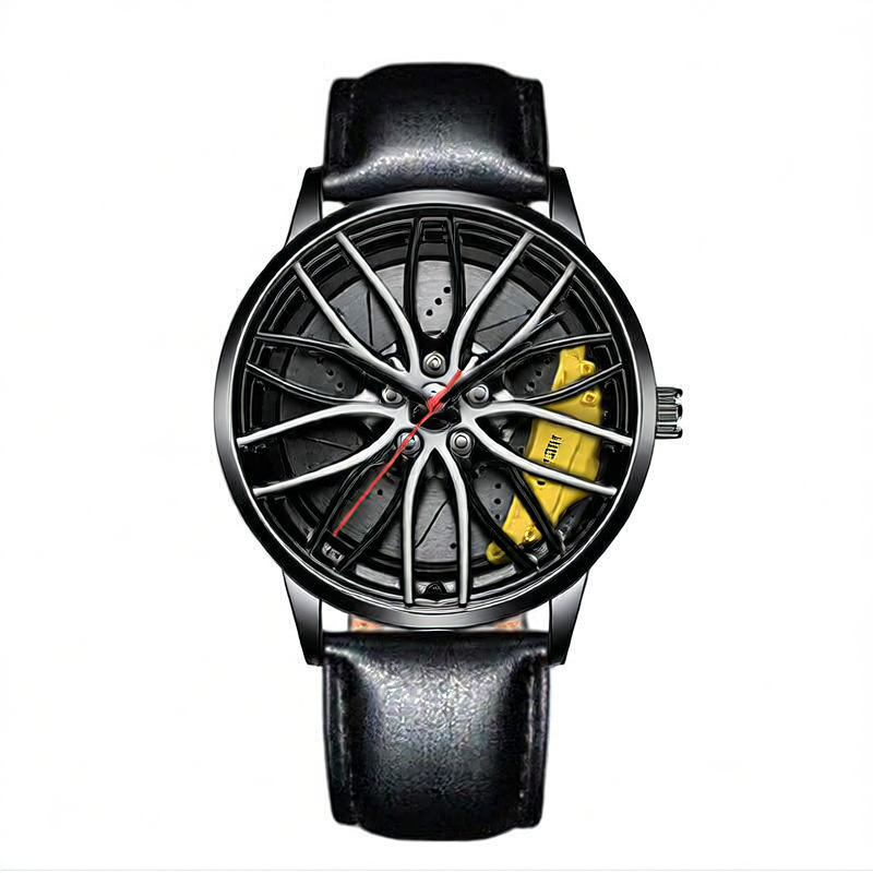 Fashion Casual Quartz Watch for Men with Leather/Steel Strap