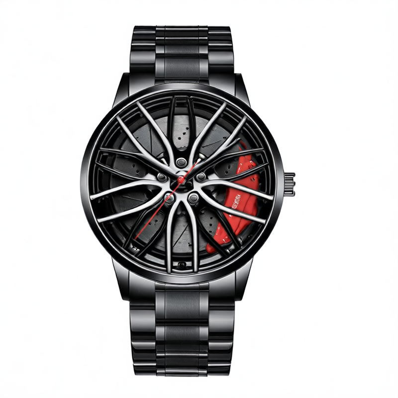 Fashion Casual Quartz Watch for Men with Leather/Steel Strap
