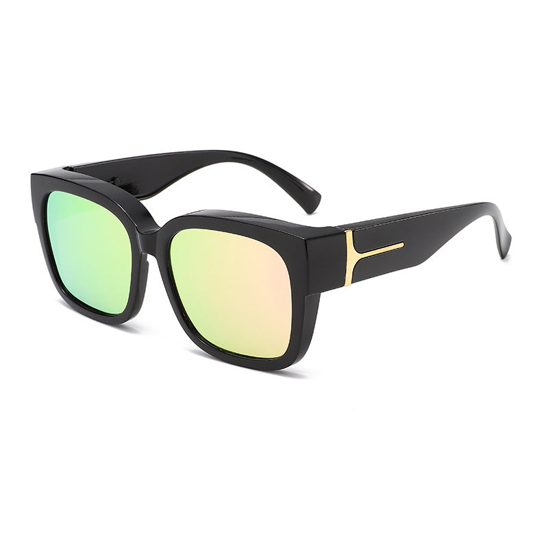 Polarized Square Frame Sunglasses